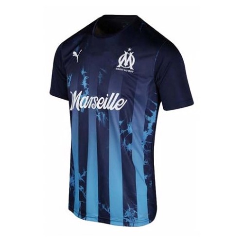 Thailand Trikot Marseille Influence blue Fussballtrikots Günstig